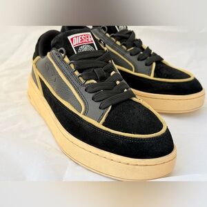 🔥 Diesel S-Sinna Low-Top Leather & Suede Sneakers